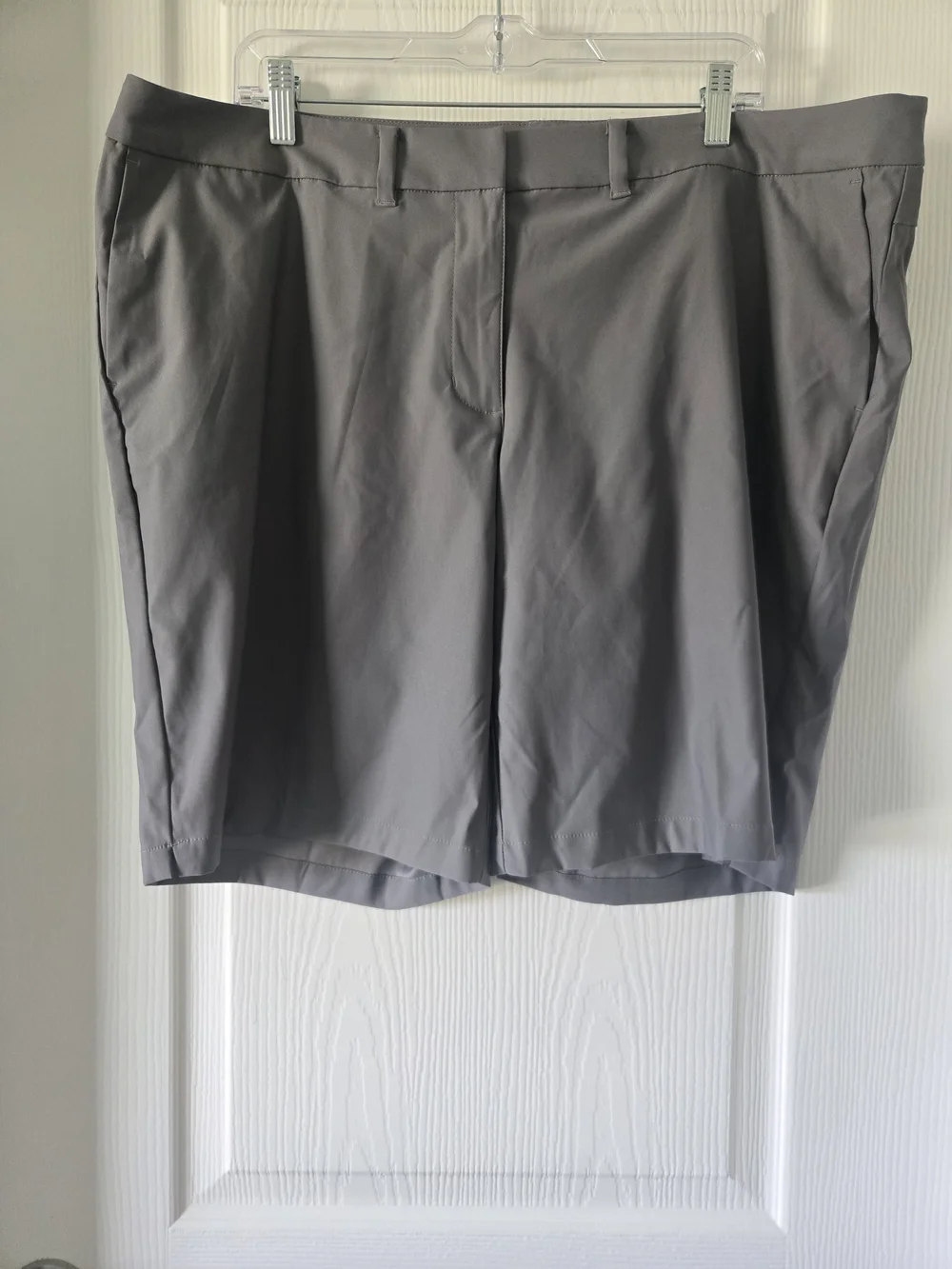Classic Gray Women's Dress Shorts